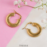 DRAW 18K GOLD PLATED EARRINGS