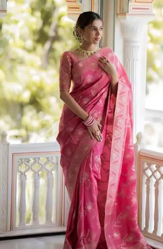 Hema Gajri Banarasi Silk Saree