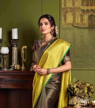 BEAUTIFUL RICH PALLU & JACQUARD SAREES